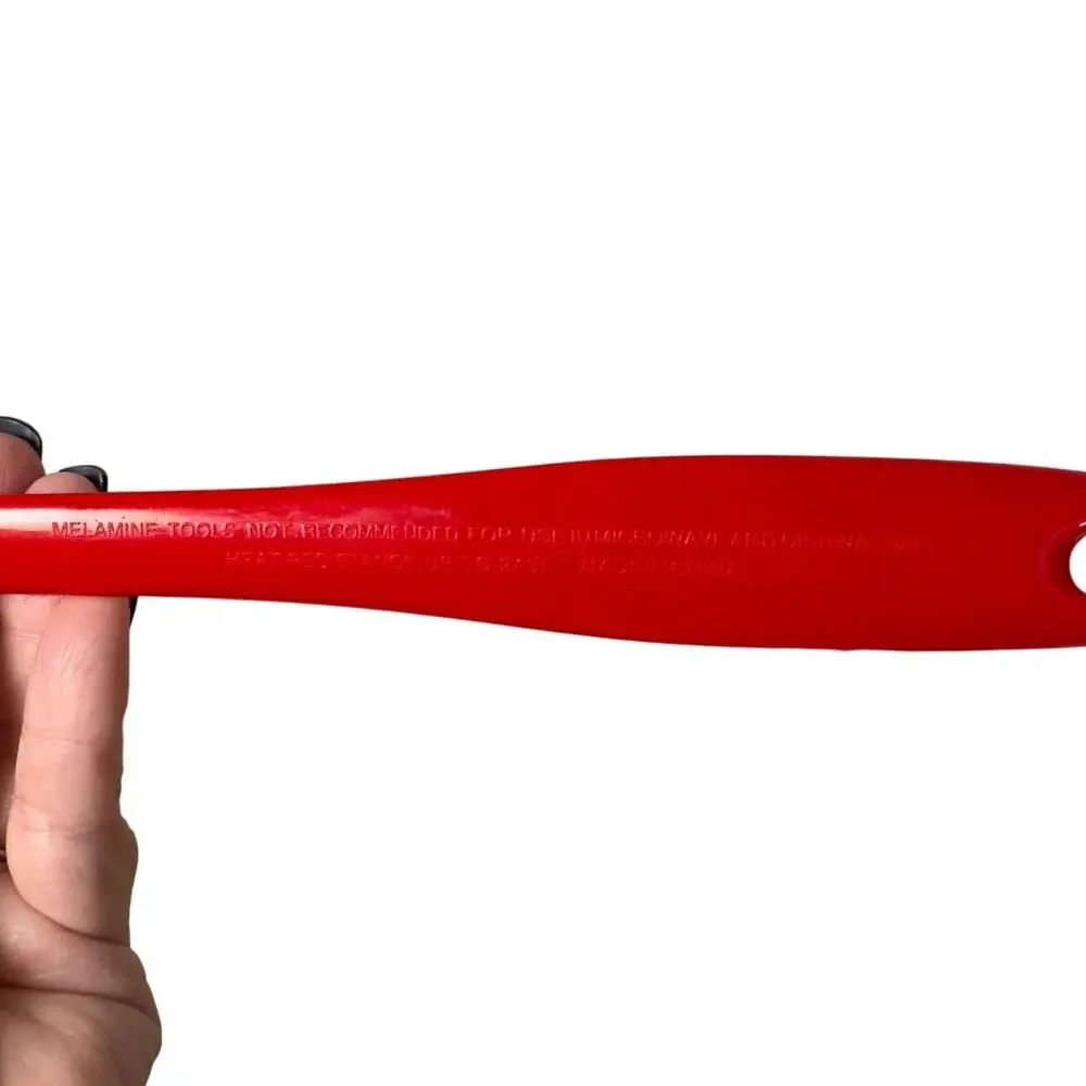 Vtg Red Melamine‎ Large Spatula & Smaller Spatula Turner Heat Resistant 240°F